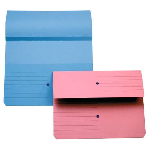 Cartelline con tasca 4Mat A4 in carta woodstock 225 g/m dorso 3 cm rosa conf. da 10 pezzi - 3240 03