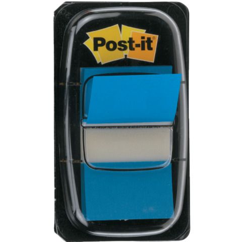 Segnapagina removibili Post-it Index Medium con dispenser blu 50 segnapagina - 680-2