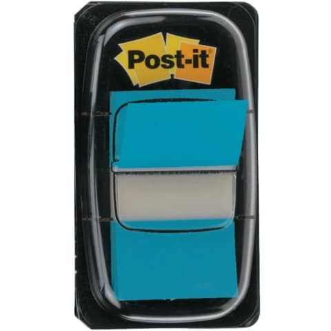 Segnapagina removibili Post-it Index Medium con dispenser blu brillante 50 segnapagina - 680-23