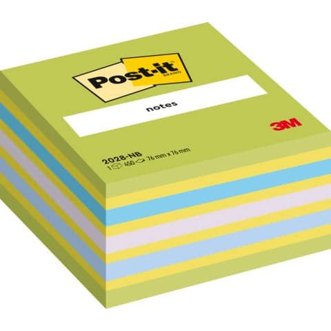 Foglietti riposizionabili Post-it Notes Cubo Neon 76x76 mm assortiti 450 ff 2028-NB