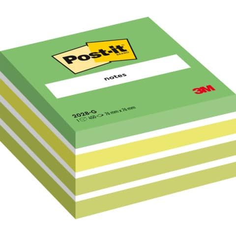 Foglietti riposizionabili Post-it Notes Cubo Neon 76x76 mm assortiti 450 ff 2028-G