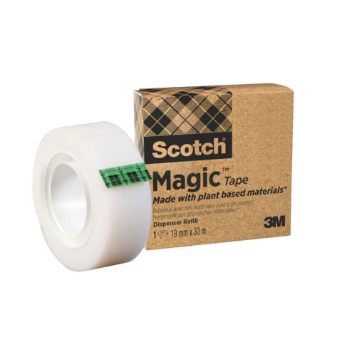 Nastro adesivo Scotch Magic? Pi Verde 19 mm x 30 m trasparente opaco 9-1930R