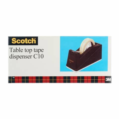 Dispenser per nastro adesivo Scotch C10 nero C10
