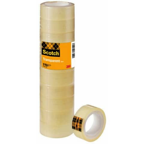 Nastro adesivo Scotch 508 15 mm x 10 m trasparente torre da 10 rotoli 508-1510