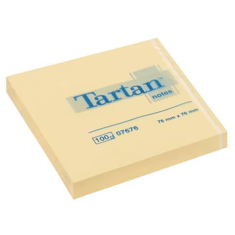 Foglietti riposizionabili Tartan? Notes 100 ff 63 g/m giallo 76x76 mm conf. da 12 blocchetti 7100296531