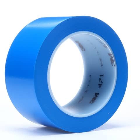 Nastro per segnaletica Scotch 471 rotolo in vinile 51 mm x 33 m blu 471 BLU