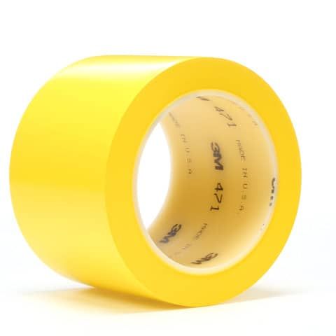 Nastro per segnaletica Scotch 471 rotolo in vinile 51 mm x 33 m giallo 471 GIALLO