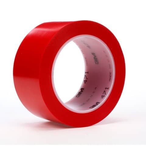 Nastro per segnaletica Scotch 471 rotolo in vinile 51 mm x 33 m rosso 471 ROSSO