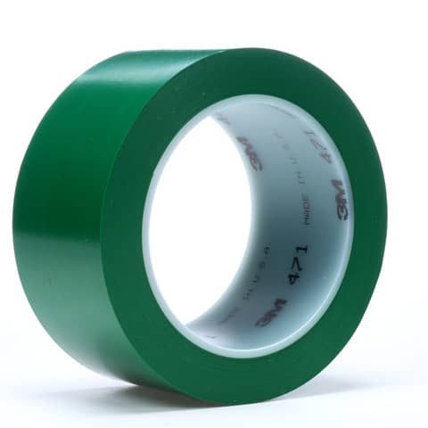 Nastro per segnaletica Scotch 471 rotolo in vinile 51 mm x 33 m verde 471 VERDE