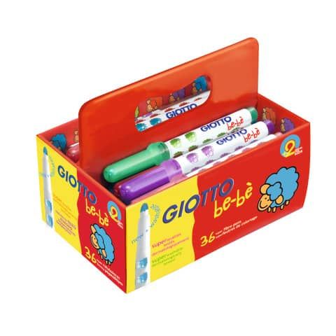 Superpennarelli GIOTTO be-b punta super resistente 5 mm assortiti Schoolpack da 36 - 461200