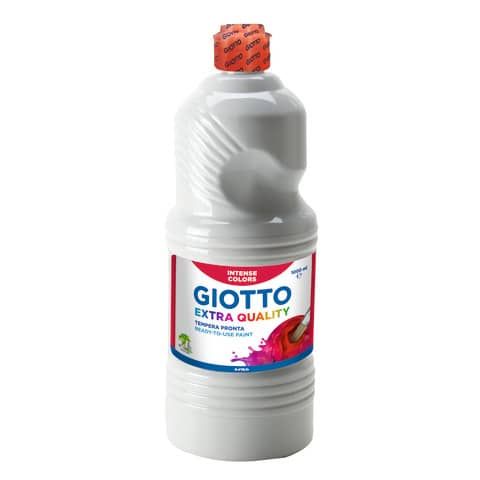 Tempera a base d'acqua GIOTTO Extra Quality flacone 1 lt bianco F533401