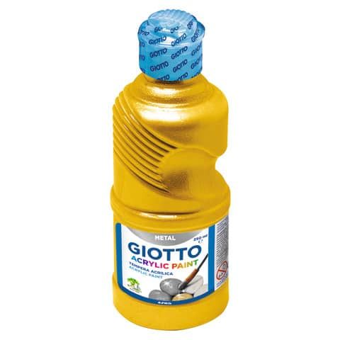 Tempere a base acrilica GIOTTO Acrylic Paint flacone 250 ml oro F53380000