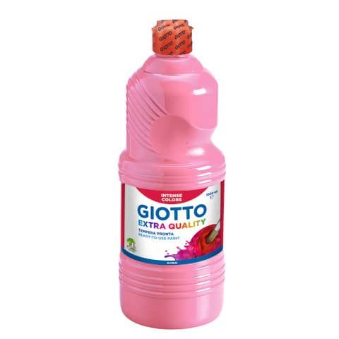 Tempera a base d'acqua GIOTTO Extra Quality flacone 1 lt rosa F533406