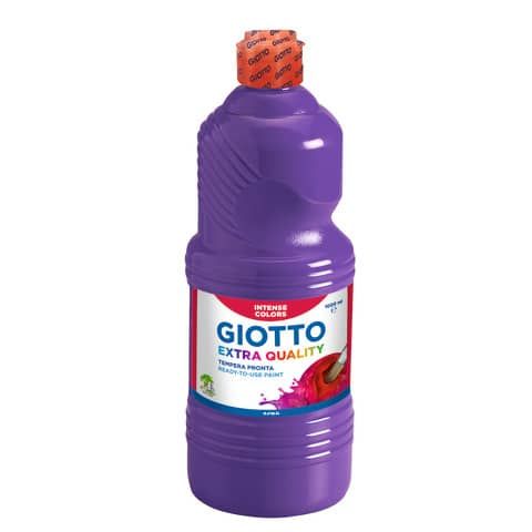 Tempera a base d'acqua GIOTTO Extra Quality flacone 1 lt violetto F533419
