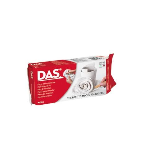 Pasta per modellare DAS panetto da 1 kg bianco F387500