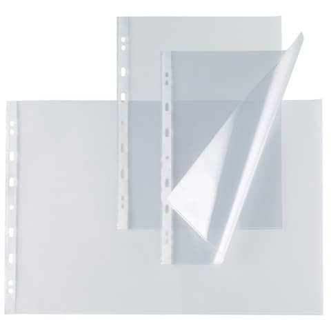 Buste in PP liscio Sei Rota Atla T 150 - alto spessore trasparente 22x30 cm - conf. 25 buste - 662220
