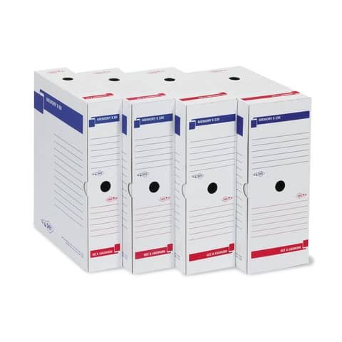Scatola archivio Sei Rota Memory X 150 25x35 cm dorso 15 cm bianco 673215