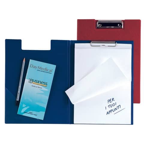 Portablocco doppio con molla Sei Rota Superblock D 21x29,7 cm blu 29342207