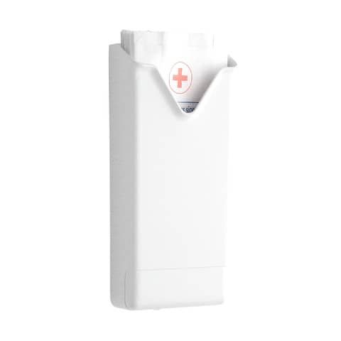 Distributore sacchetti in carta per igiene femminile Hylab in ABS capacit 100 sacchetti bianco - IN-4027/WS-S