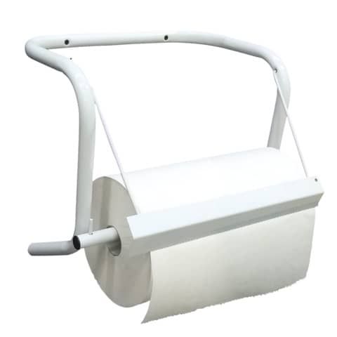 Portarotolo industriale in metallo Hylab  40 cm bianco 4098/MSV