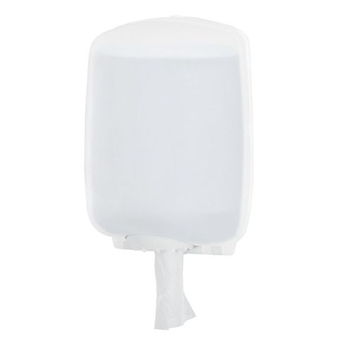Distributore maxi di carta asciugamani a spirale Hylab in PPL con capacit max  20,5 cm bianco - U-RO/1-ECOS