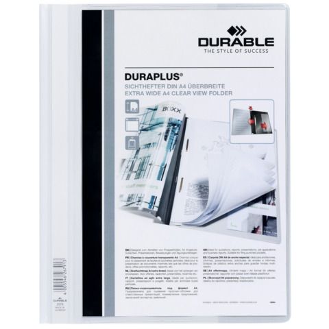 Cartellina ad aghi DURABLE DURAPLUS A4 bianco 257902