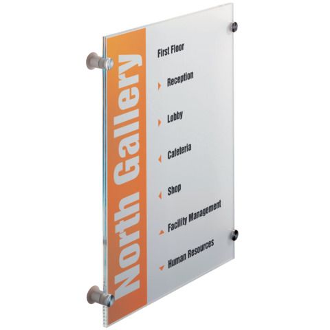 Targa DURABLE CRYSTAL SIGN acrilico trasparente 297x420 mm 482619