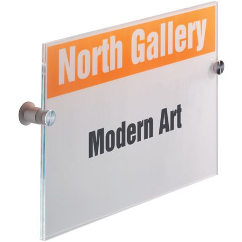 Targa DURABLE CRYSTAL SIGN acrilico trasparente 210x297 mm 482519