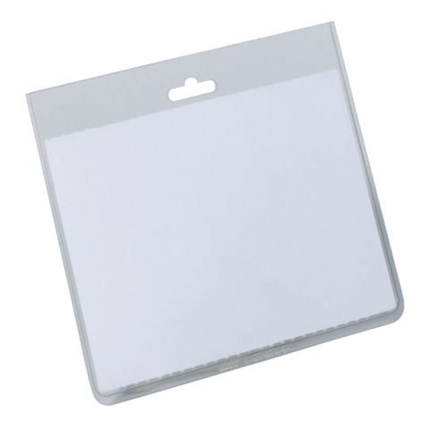 Portanomi DURABLE tasca chiusa trasparente 90x60 mm conf. 20 - 813519