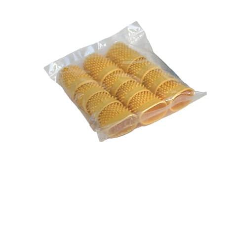 Ditali VIVA in gomma rosso  13 mm  conf.12 - 374XP