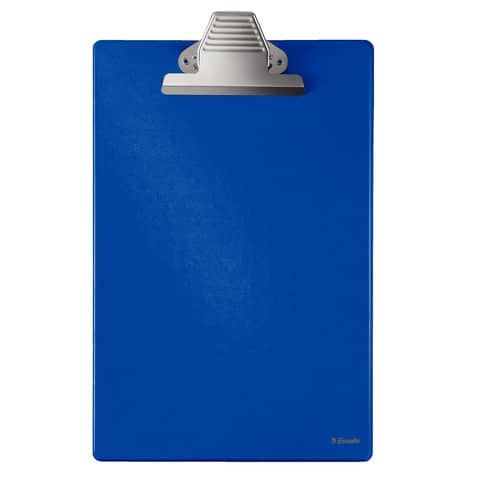 Portablocco con clip Esselte Grande Capacit cartoncino/polipropilene 22x36 cm blu - 27355