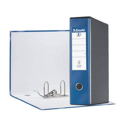 Registratore con custodia Esselte G55 Eurofile protocollo dorso 8 cm cartone rivestito in PP blu metall. - 390755960 Registratore con custodia Esselte G55 Eurofile protocollo dorso 8 cm cartone rivestito in PP blu metall. - 390755960
