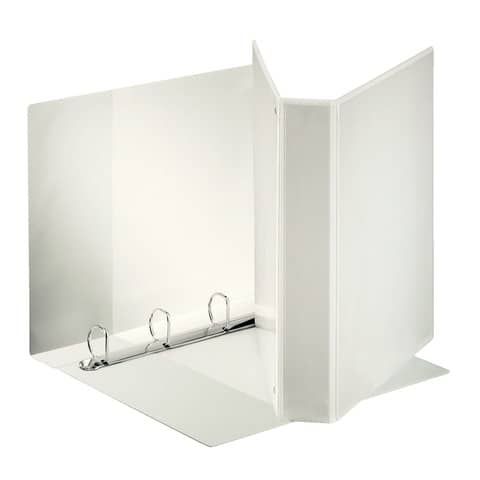 Raccoglitore personalizzabile Esselte Display Maxi a 4 anelli a D 28x32 cm dorso 6 cm bianco - 394753000