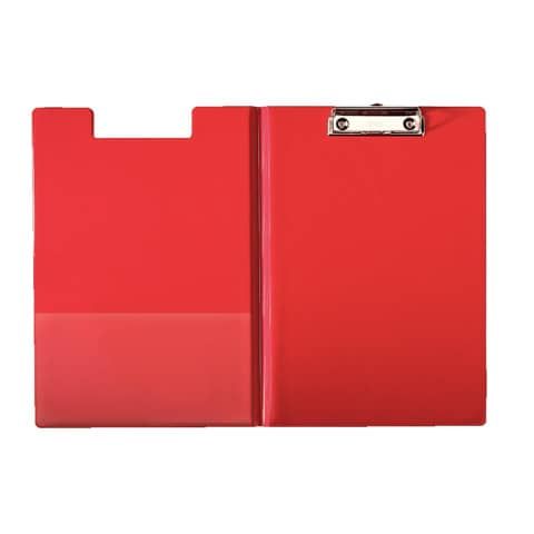 Portablocco con clip Esselte DAILY cartoncino/polipropilene 24,3x34 cm rosso - 56043