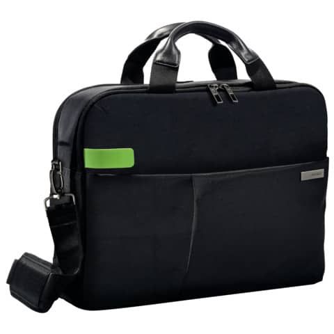 Borsa per computer Leitz Smart Traveller 15,6'' in poliestere 2 scomparti nero - 60160095