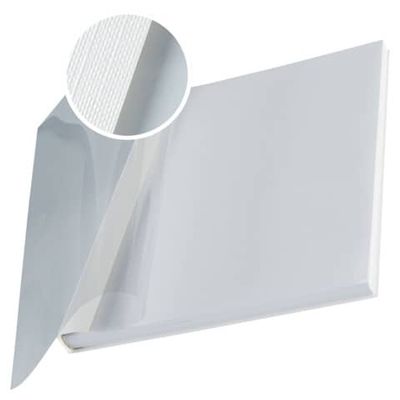 Copertina flessibile max 106-140 fogli Leitz impressBIND in PPL con dorso da 14 mm A4 bianco  conf. da 10 - 74150001