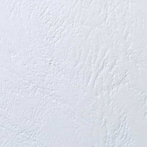 Copertine per rilegatura GBC Leathergrain in cartoncino goffrato a4 bianco  conf da 100 copertine - CE040070