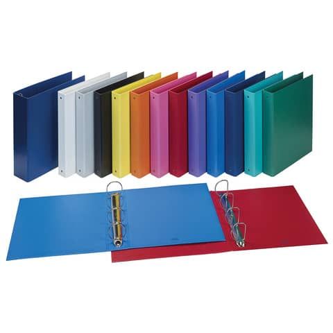 Raccoglitore FAVORIT Europa 29,5x32 cm 4 anelli tondi  50 mm nero 100460442