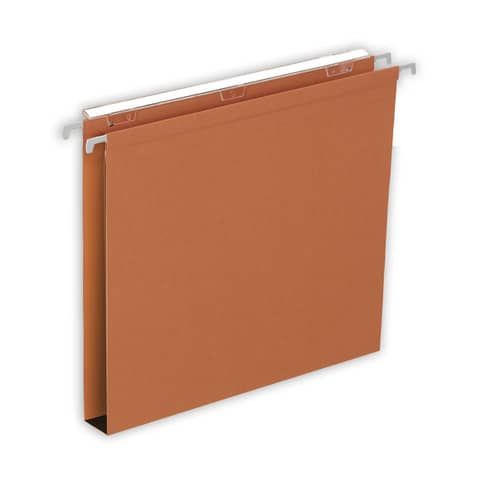 Cartelle sospese per cassetto Favorit Defi interasse 39 cm arancione fondo U3 Conf. 25 pezzi  400126812