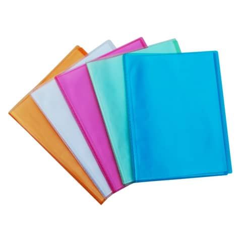 Portalistini fogli fissi Favorit buccia d&#39;arancia 22x30 cm 20 buste assortiti 400090481