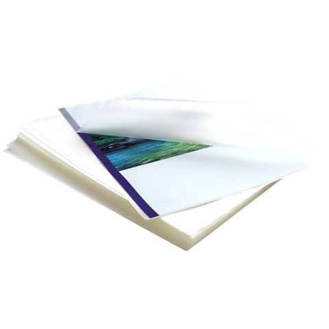 Pouches per plastificatrici Fellowes Standard Enhance80 finitura opaca - 2x80 m - A3 - Conf. 100 pezzi - 5452003