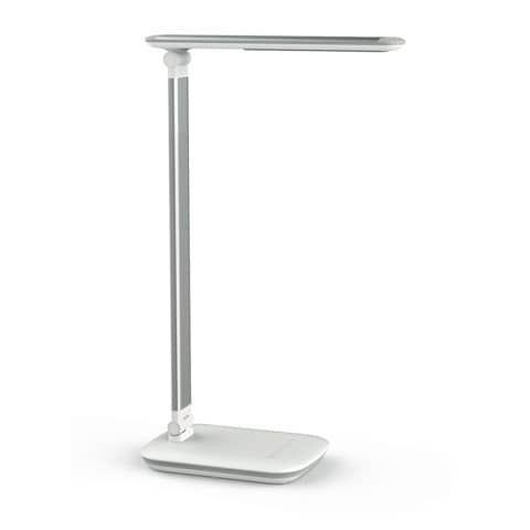 Lampada da scrivania MAUL a LED MAULjazzy, dimmerabile alluminio bianco 8 W, 716 Lm, 4000K - Z800041