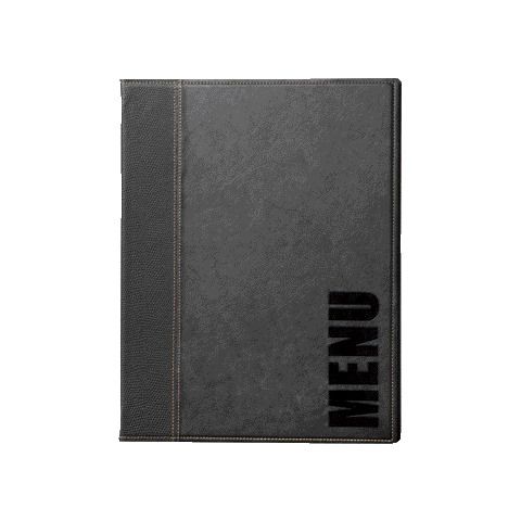 Portamen Securit Trendy in similpelle A4 nero MC-TRA4-BL