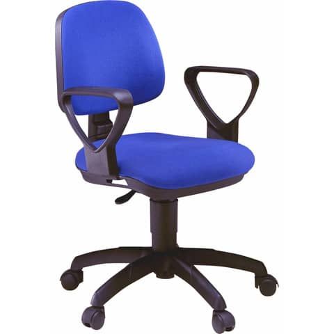 Sedia operativa girevole Unisit Atlas A41B Eco smart blu A41B/EB