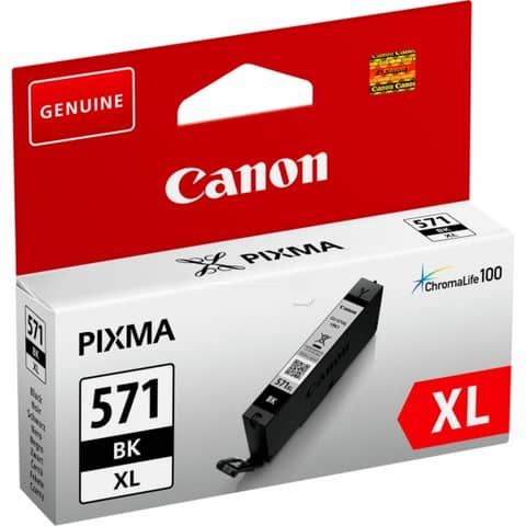 Cartuccia inkjet alta capacit CLI-571BK XL Canon nero 0331C001