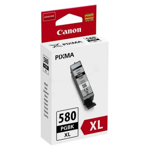 Cartuccia inkjet alta capacit ink pigmentato PGI-580PGBK XL Canon nero 2024C001