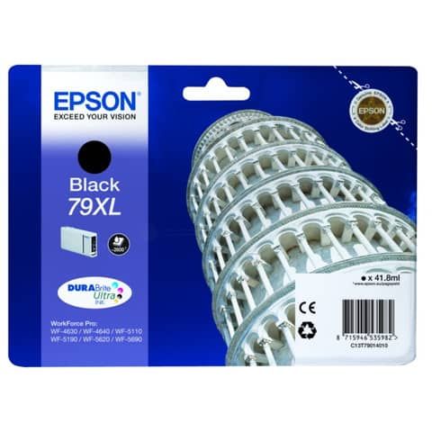 Cartuccia inkjet alta capacit blister RS 79XL Epson nero C13T79014010