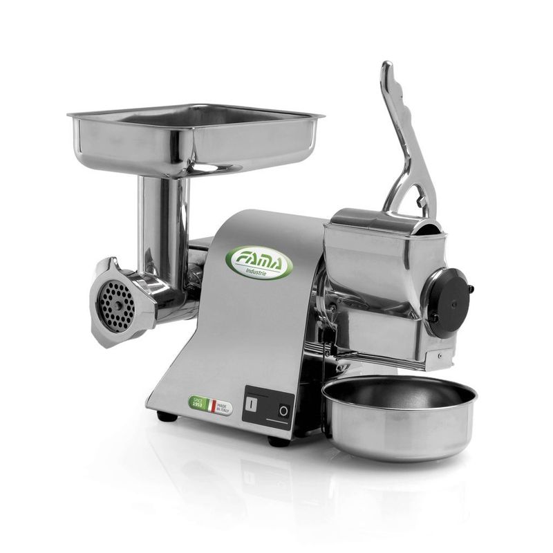 KALINDRA | FAMA. TGI8. Professional meat grinder and grater with a 60 mm opening.