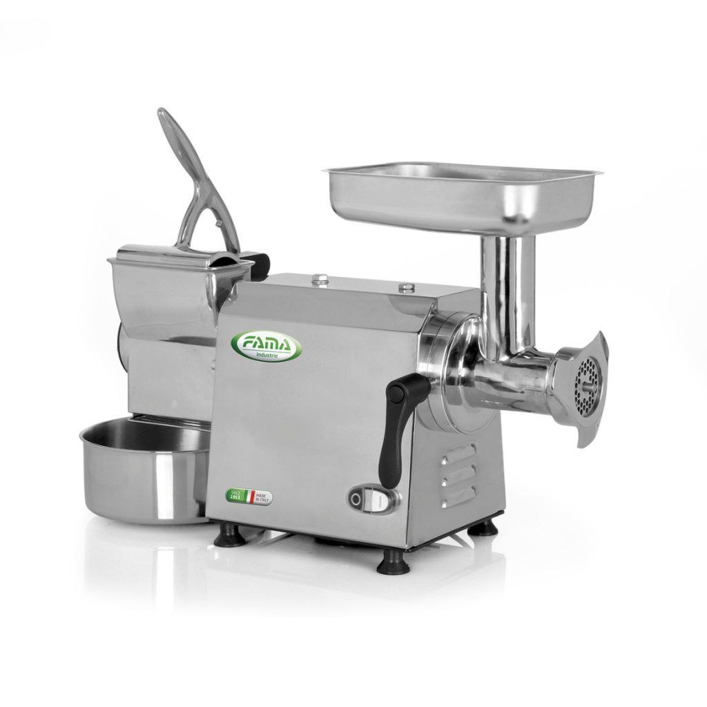 KALINDRA | FAMA. TGIK12. Uniko. Professional meat grinder grater with 70 mm mouth