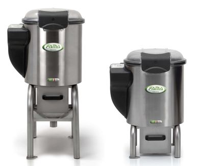 KALINDRA | FAMA. Stainless steel potato peeler with stand. 5 kg capacity.
